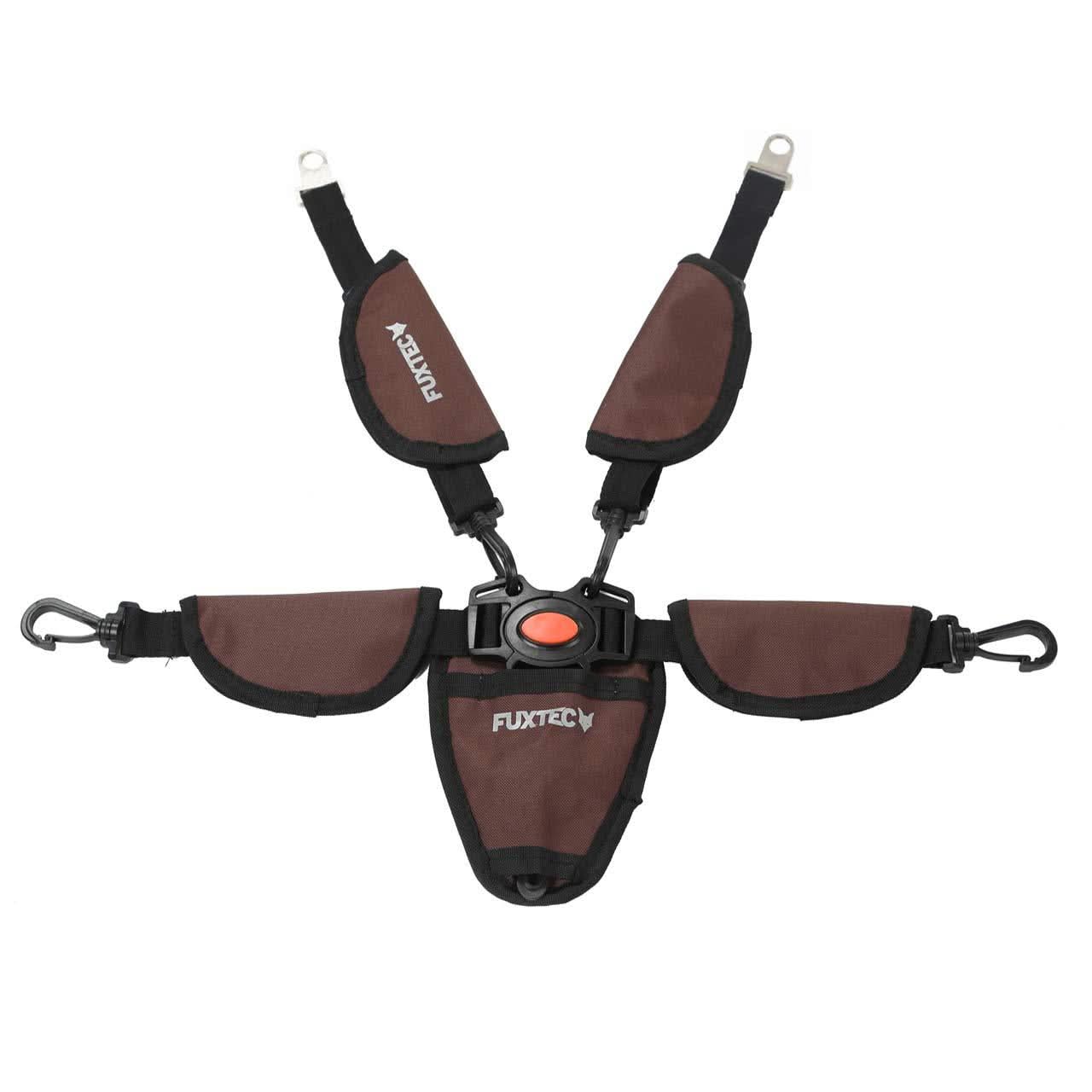 FUXTEC 5-point seat belt for CT-850 Brown