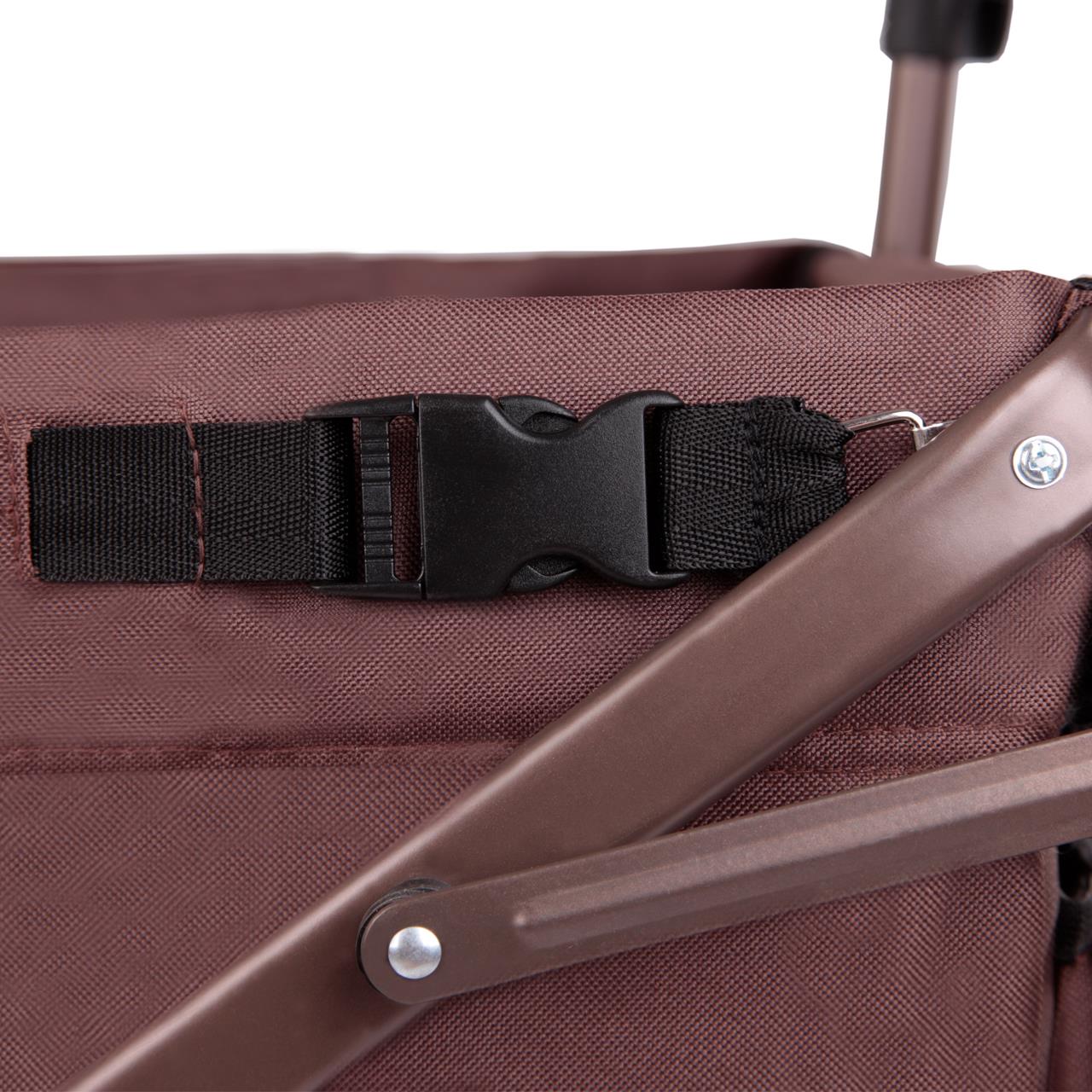 FUXTEC handcart FX-CT800 with UV-protected sun canopy, push handle & interior extension