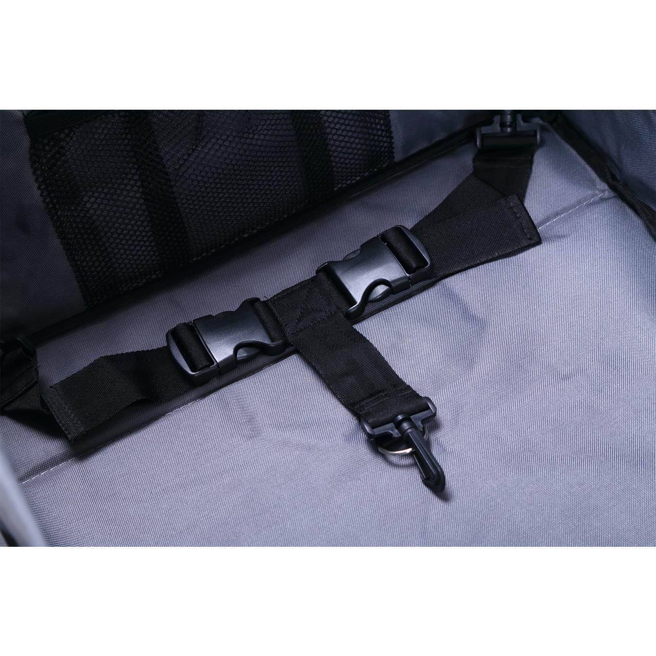 FUXTEC handcart FX-CT700 with UV-protected sun canopy and additional push handle