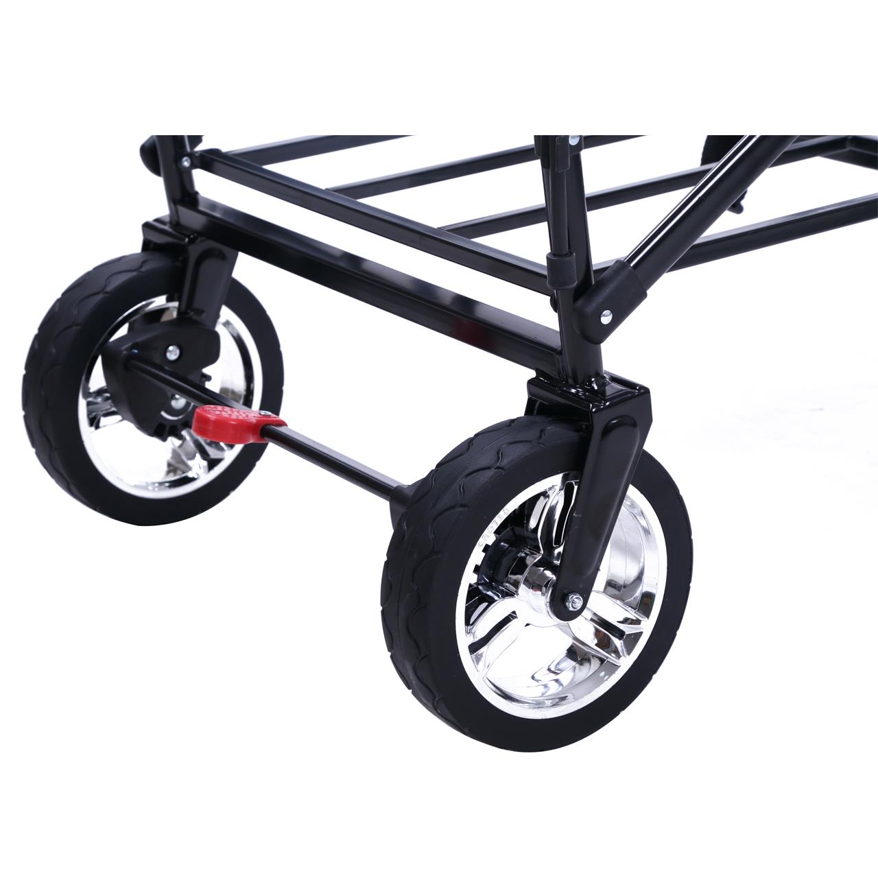 FUXTEC handcart FX-CT700 with UV-protected sun canopy and additional push handle