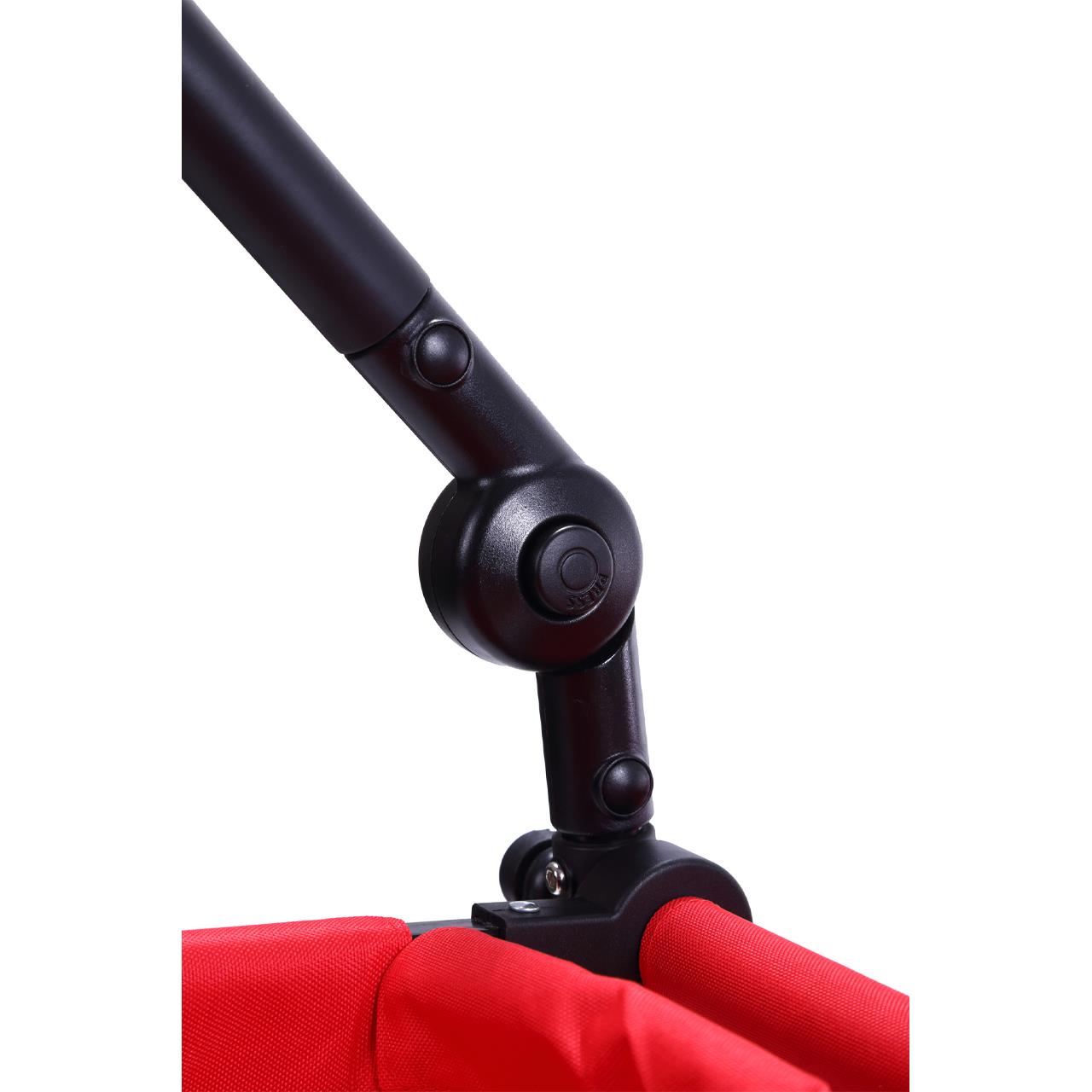 FUXTEC handcart FX-CT700 with UV-protected sun canopy and additional push handle