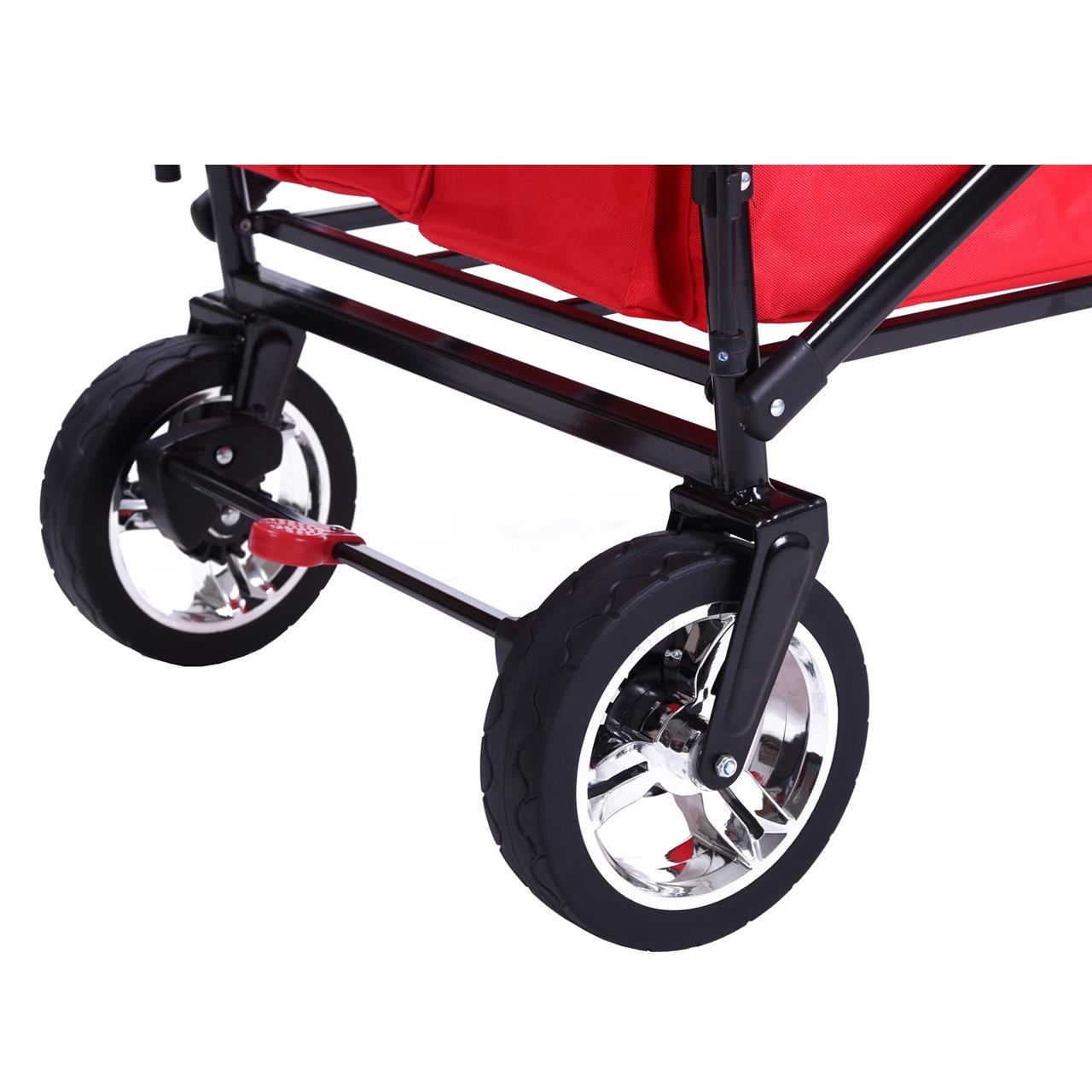 FUXTEC handcart FX-CT700 with UV-protected sun canopy and additional push handle