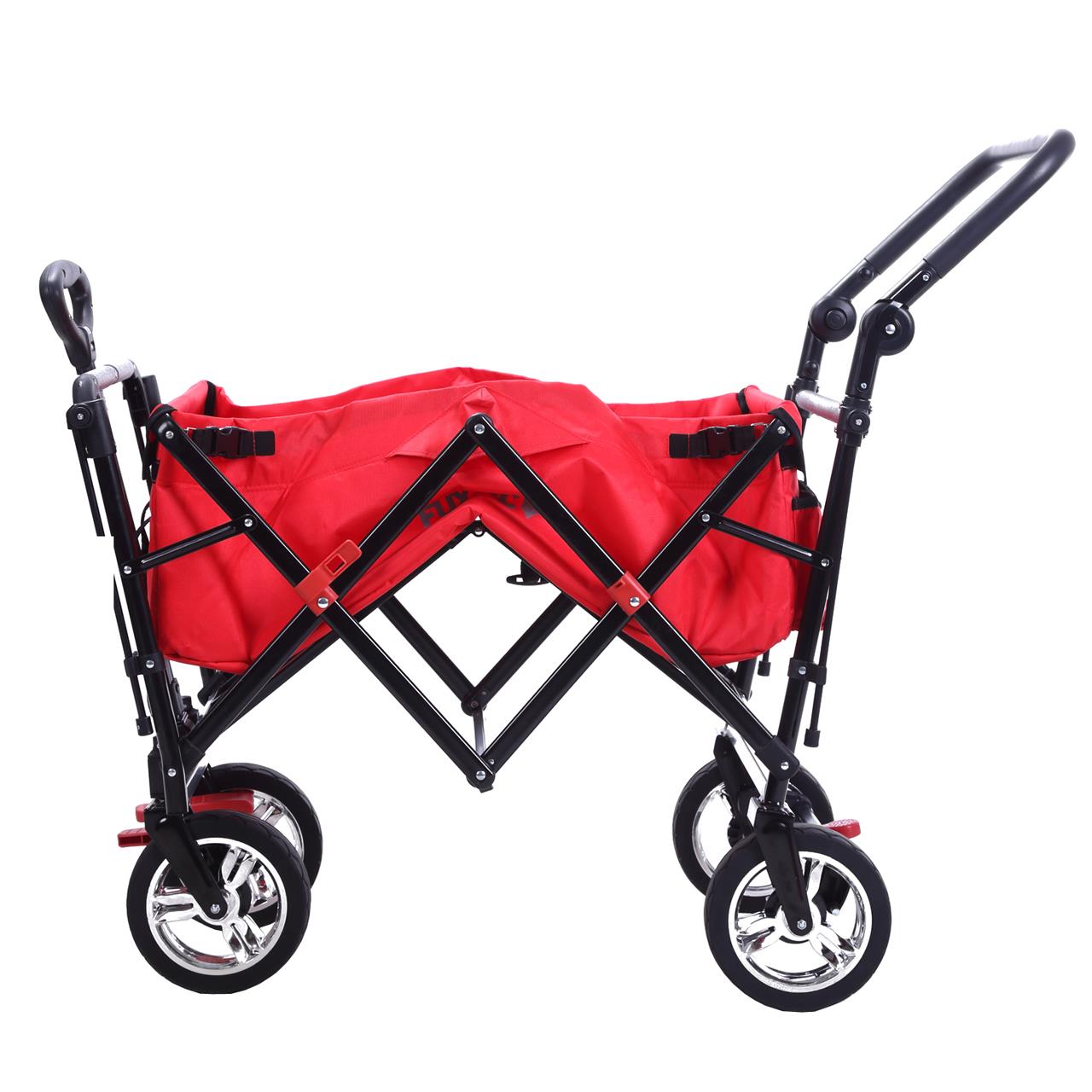 FUXTEC handcart FX-CT700 with UV-protected sun canopy and additional push handle