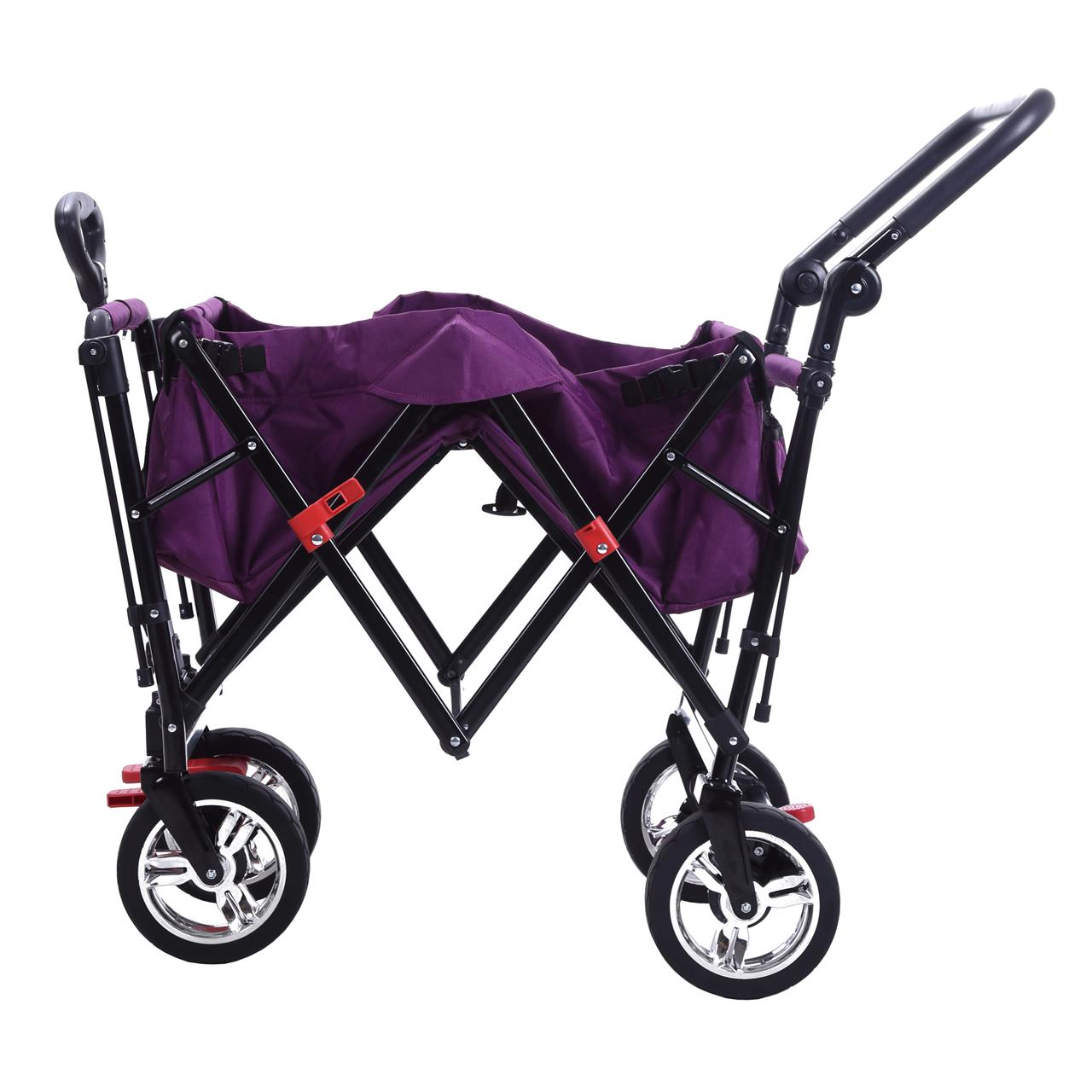 FUXTEC handcart FX-CT700 with UV-protected sun canopy and additional push handle