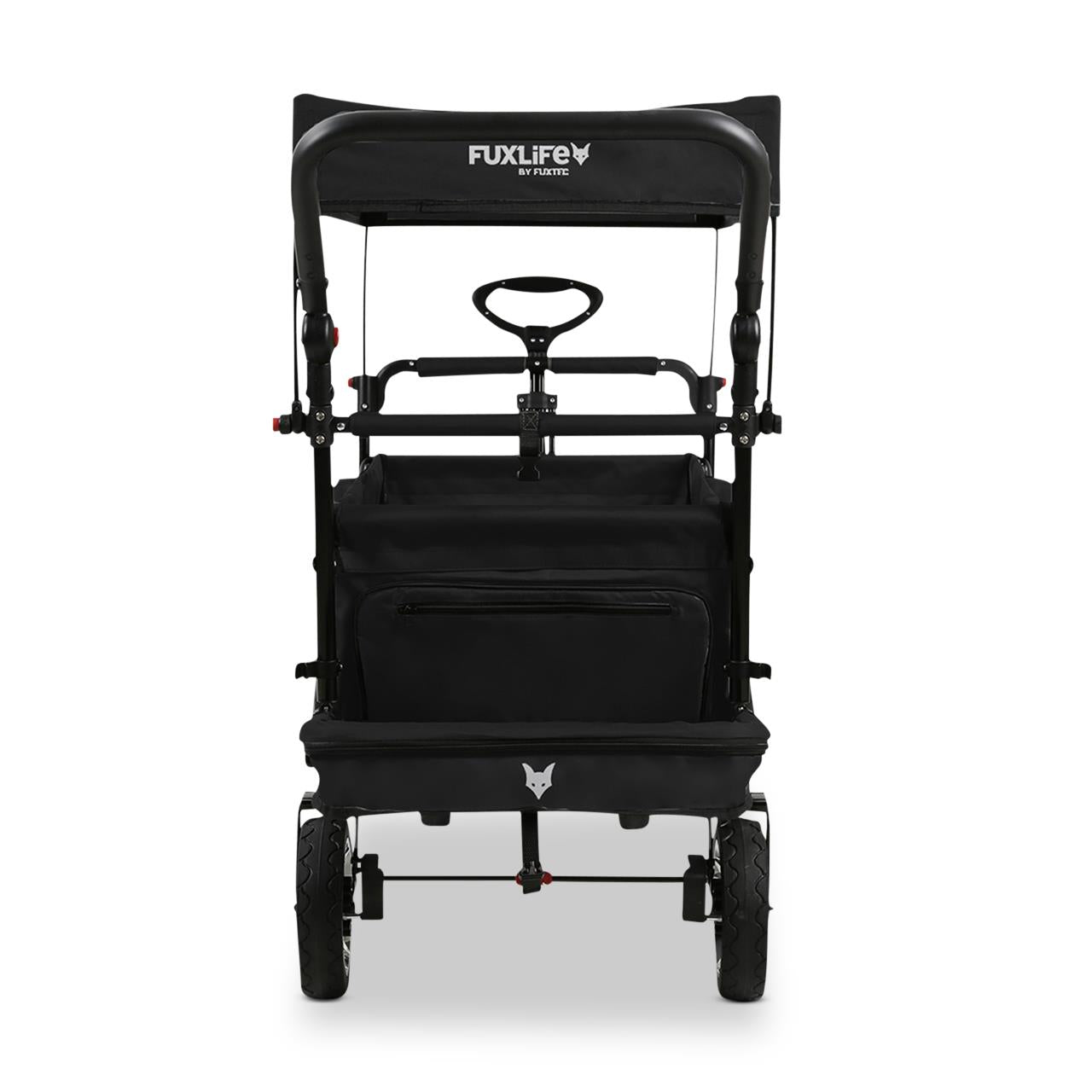 FUXTEC handcart FX-CT800 with UV-protected sun canopy, push handle & interior extension