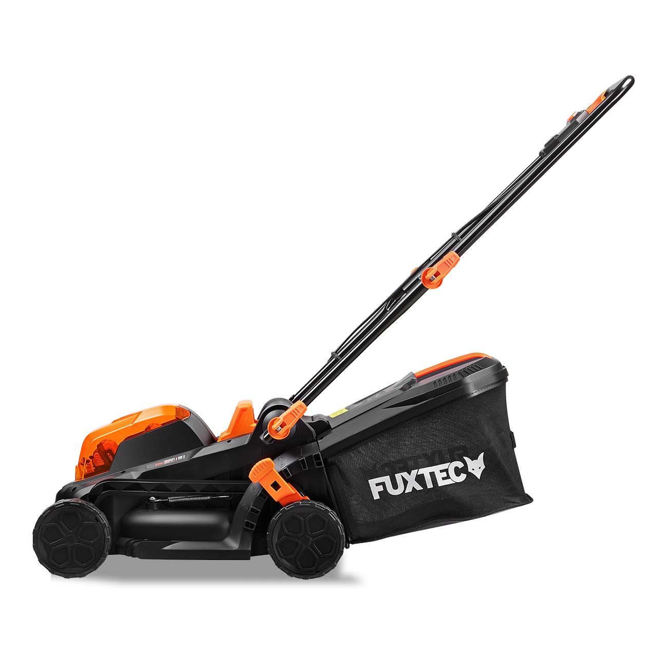 Bild 1 FUXTEC 40V Akku Rasenmäher FX-E1RM20 SET mit 2 x Akku 2Ah, Doppel-Ladegerät 2,4A