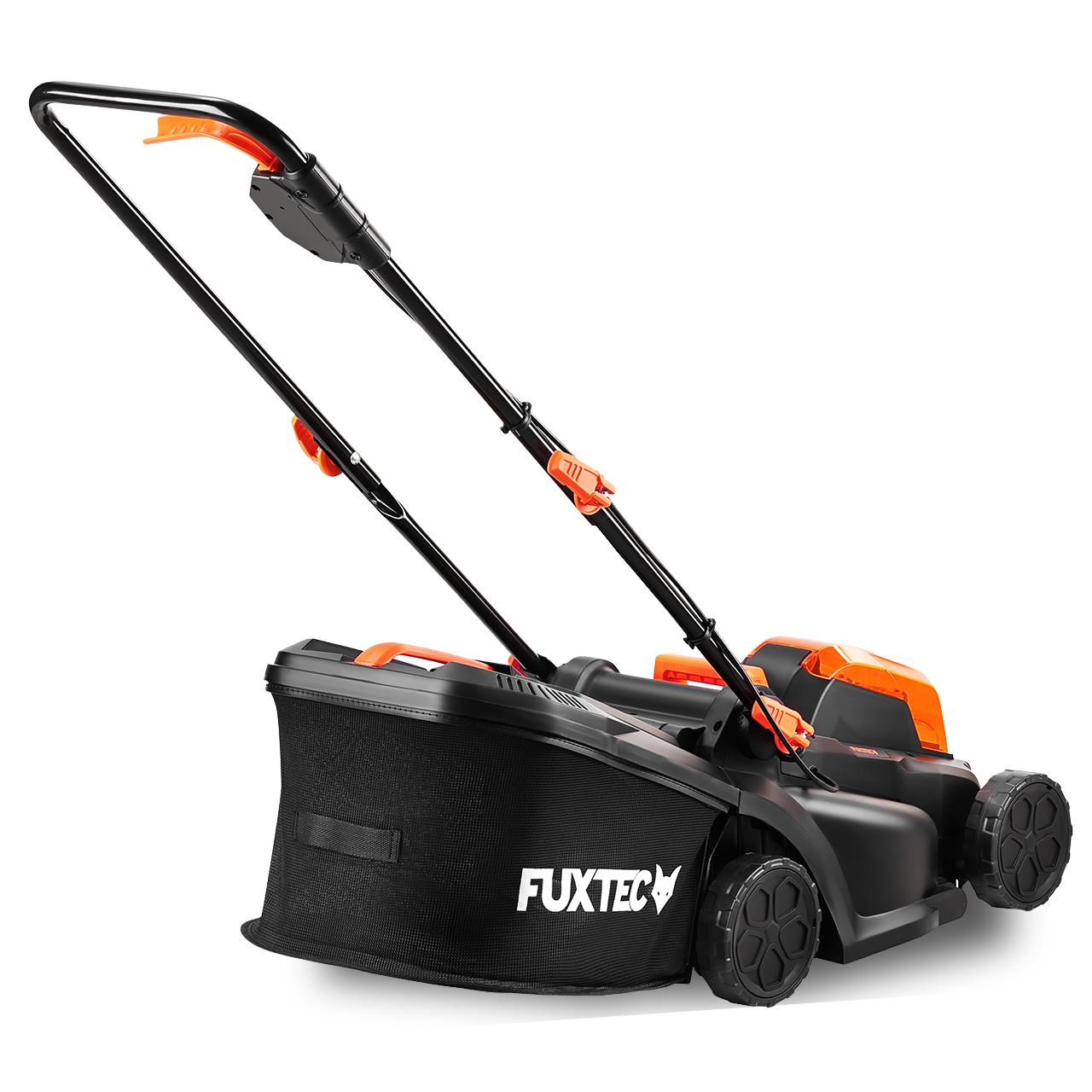 Bild 1 FUXTEC 40V Akku Rasenmäher FX-E1RM20 SET mit 2 x Akku 2Ah, Doppel-Ladegerät 2,4A