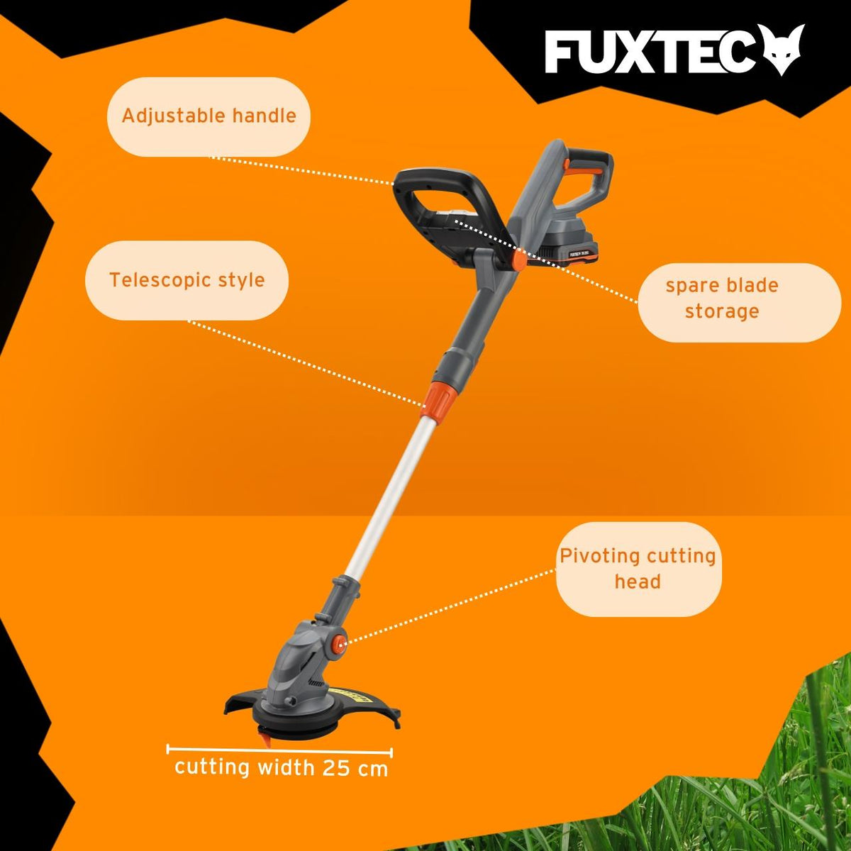 Bild 1 FUXTEC 20V Cordless Grass Trimmer FX-GT20 SET brush cutter
