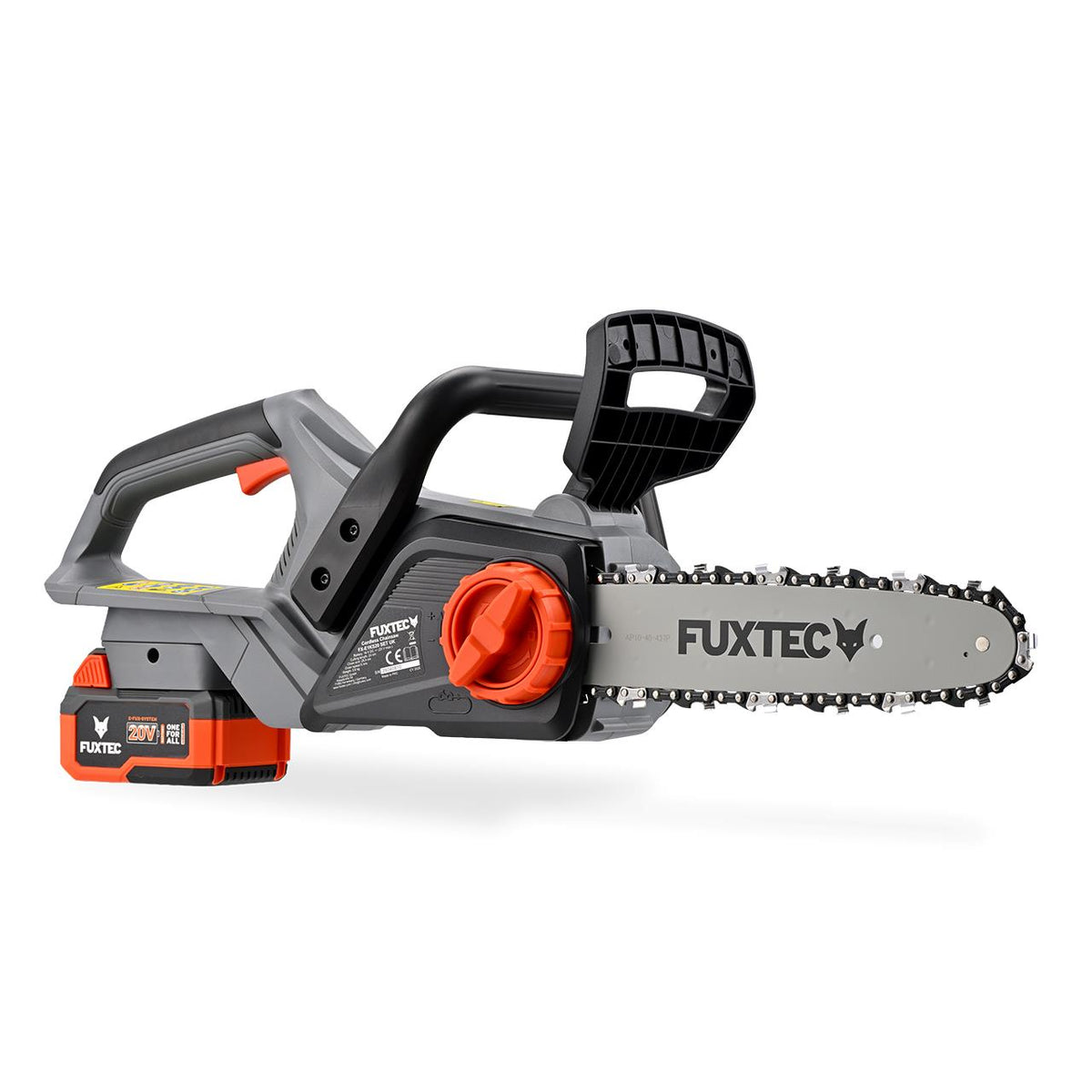 Bild 1 FUXTEC 20V Cordless Chainsaw FX-E1KS20 | 10 Inch | 4Ah Battery & Charger