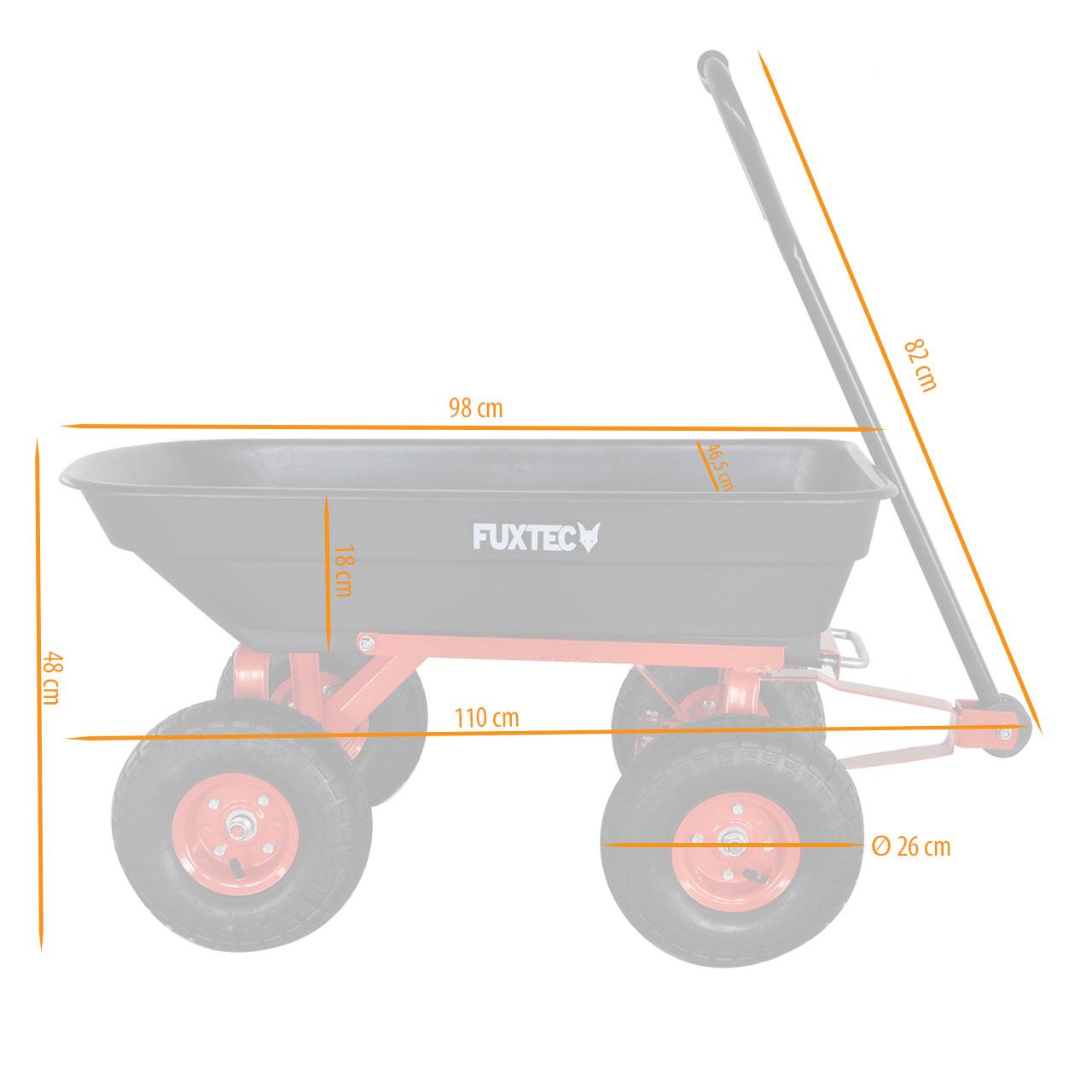 FUXTEC FX-KW2175 tipping trailer