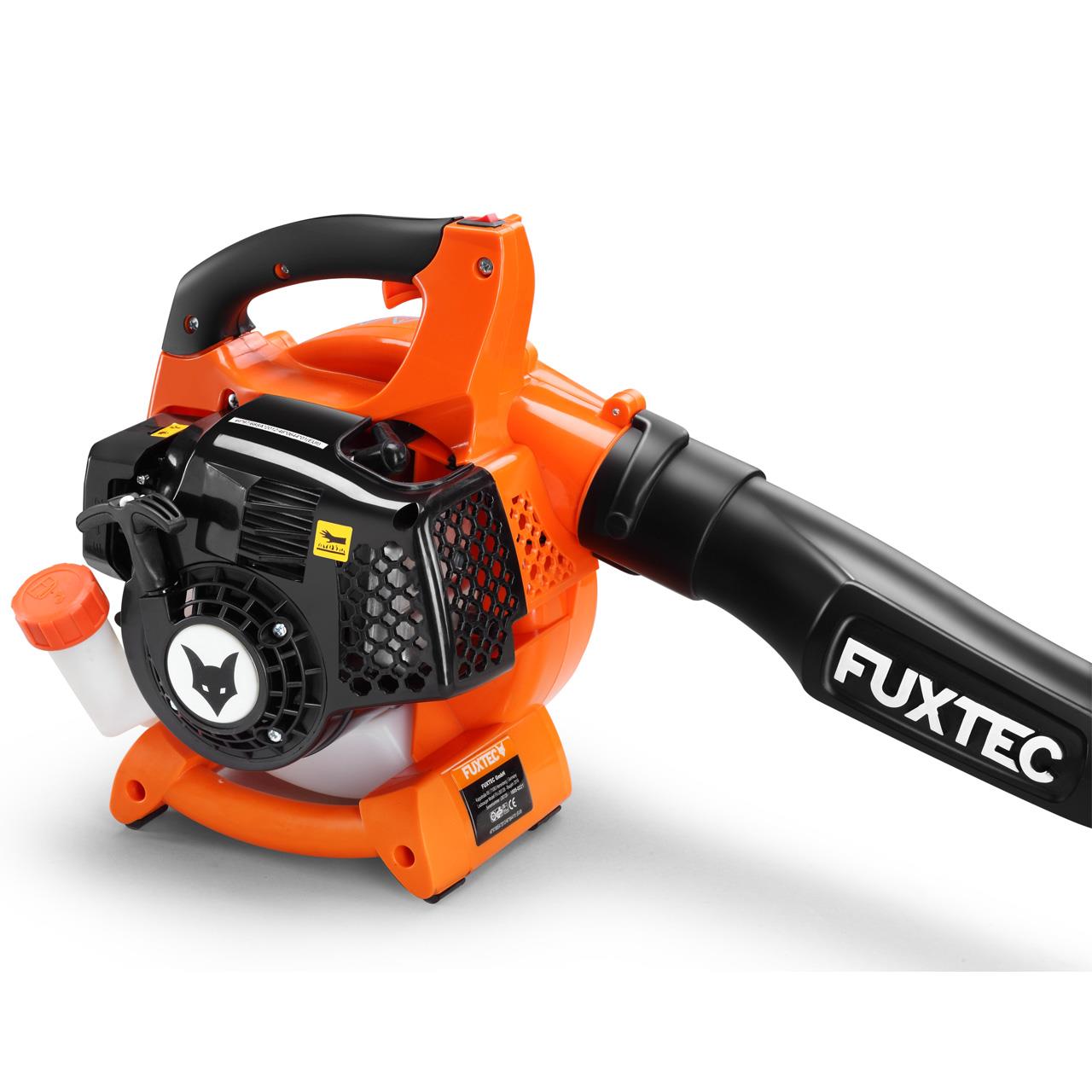 FUXTEC FX-LBS126 4-in-1 leaf vacuum, leaf blower, leaf shredder, including two blow pipes