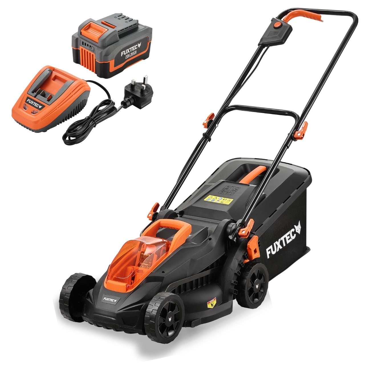FUXTEC FX-LM2030SET-UK Battery Lawn Mower 20V Cordless