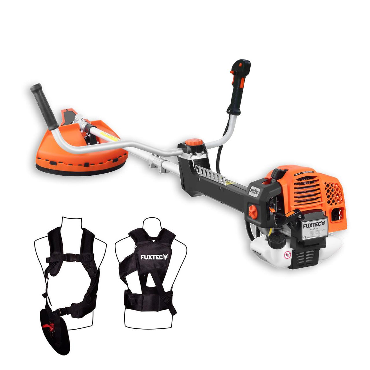 FUXTEC FX-PS162 Petrol Strimmer & Grass Trimmer | 62cc 2-Stroke Engine