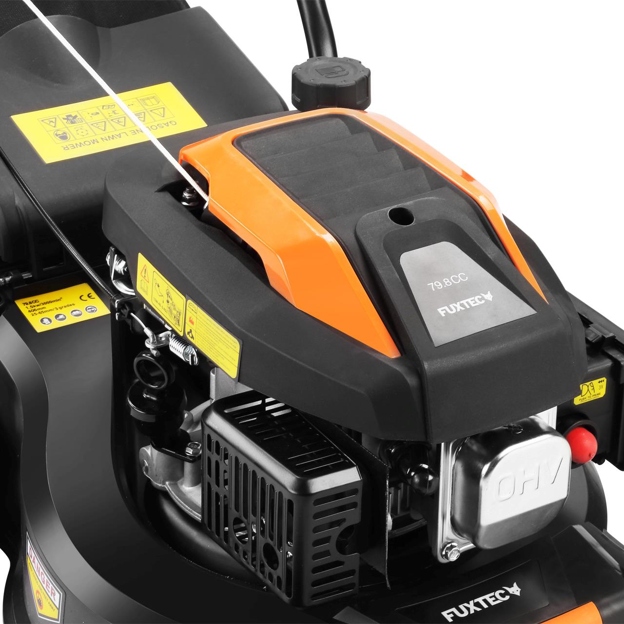 FUXTEC FX-RM4180 | Petrol Lawn Mower | 40cm 80cc