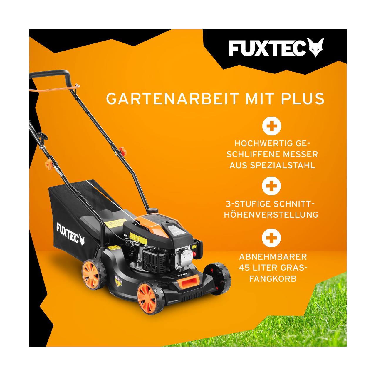 FUXTEC FX-RM4180 Hand Push Petrol Lawn Mower
