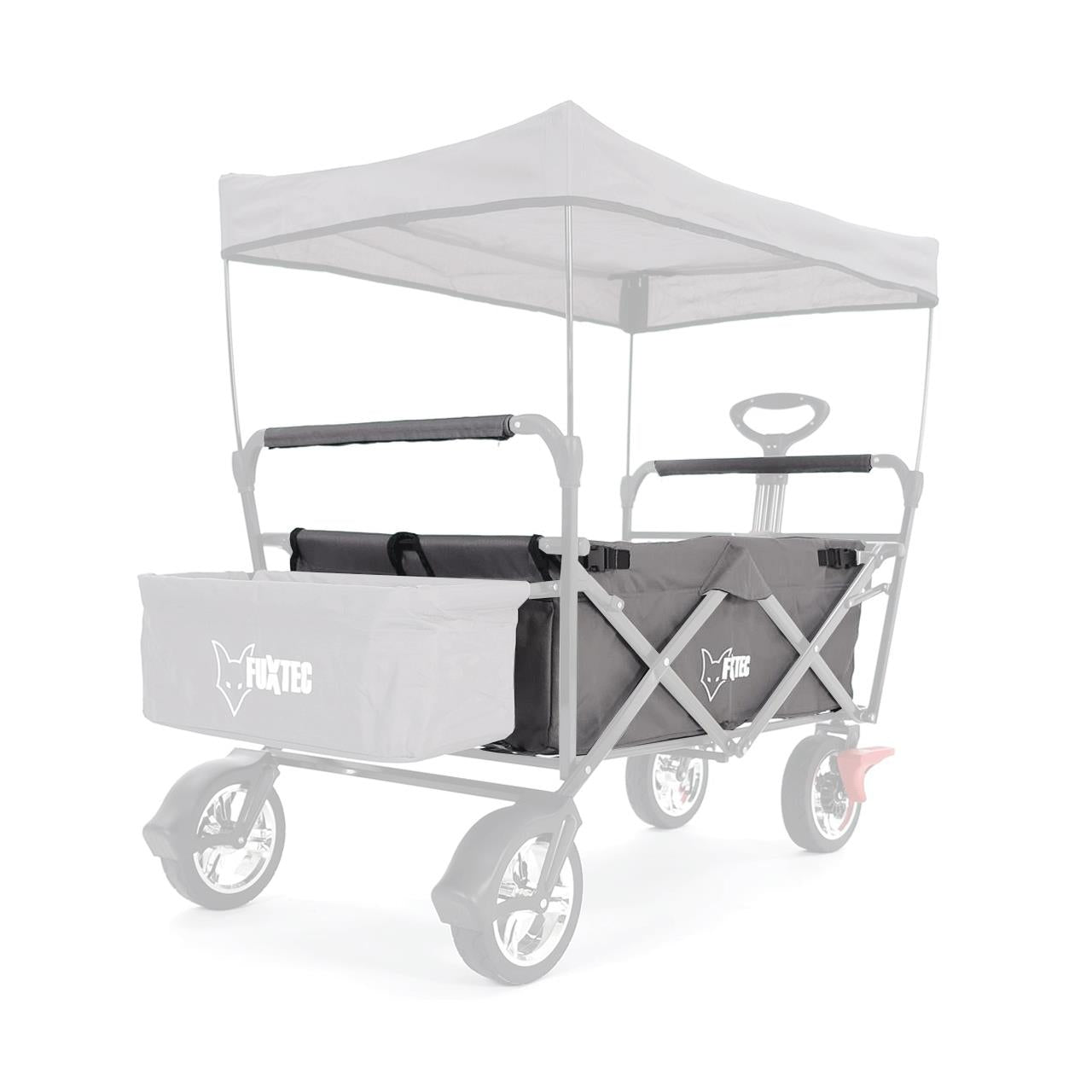 Seat fabric cover for handcart CT-500 / JW76C in gray
