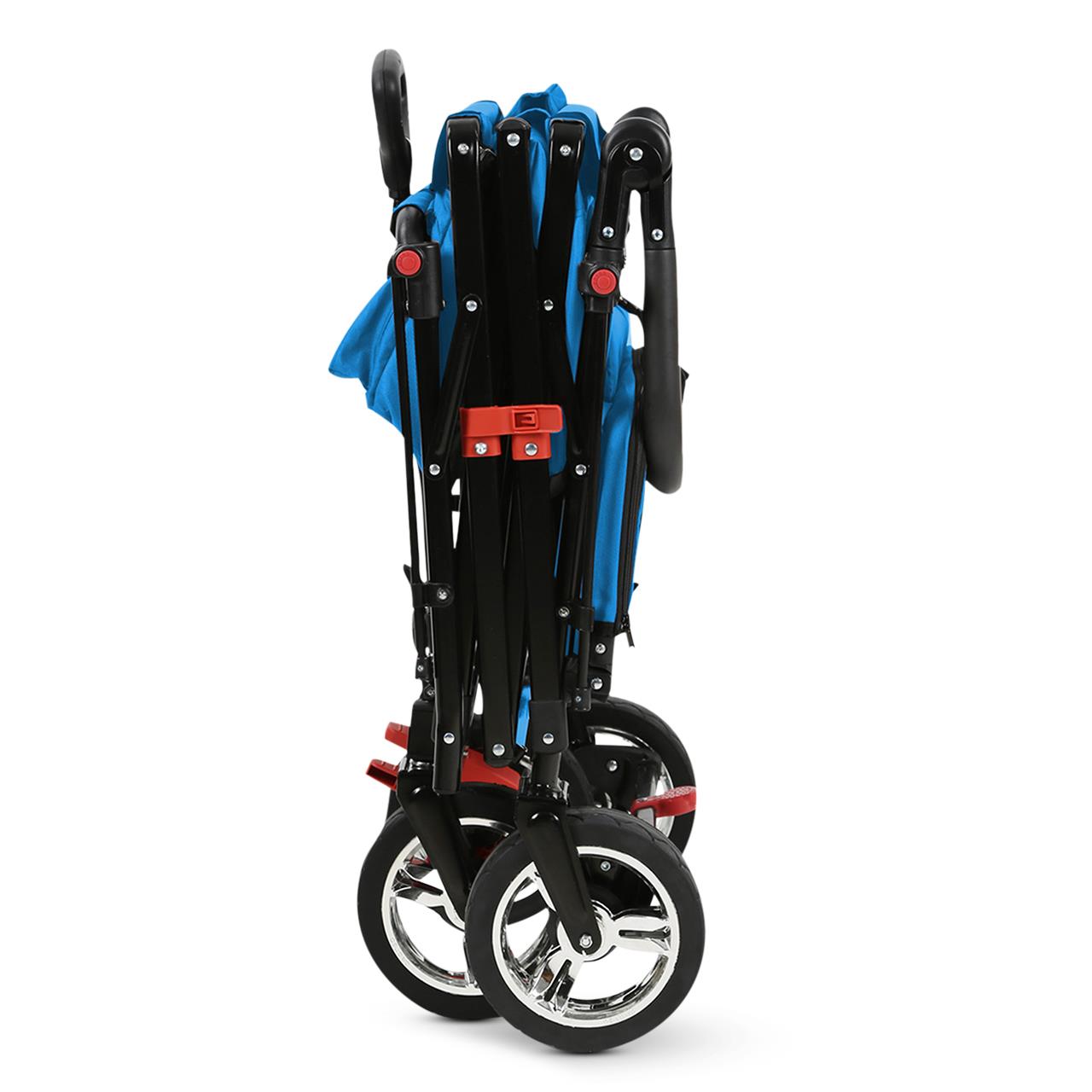 FUXTEC handcart FX-CT800 with UV-protected sun canopy, push handle & interior extension