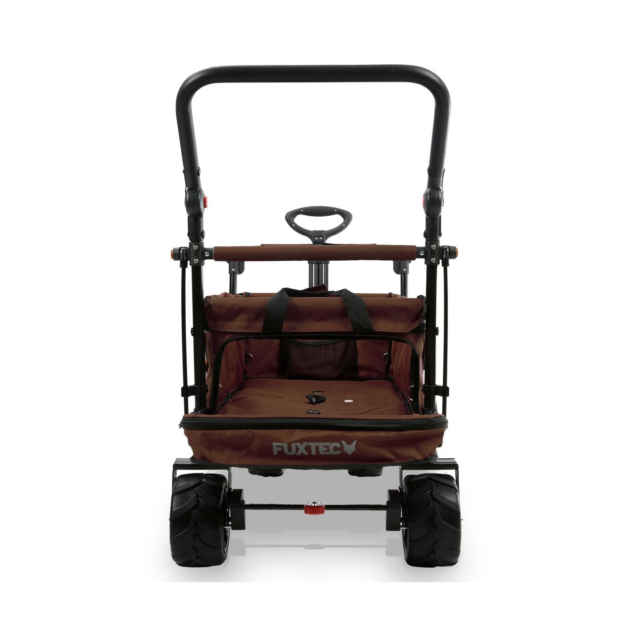 FUXTEC beach handcart FX-CTB800 with UV-protected sun canopy, push handle & interior extension