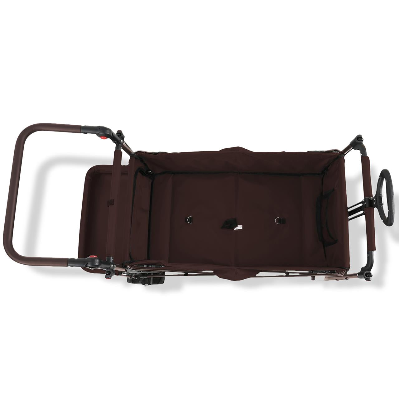 FUXTEC beach handcart FX-CTB800 with UV-protected sun canopy, push handle & interior extension