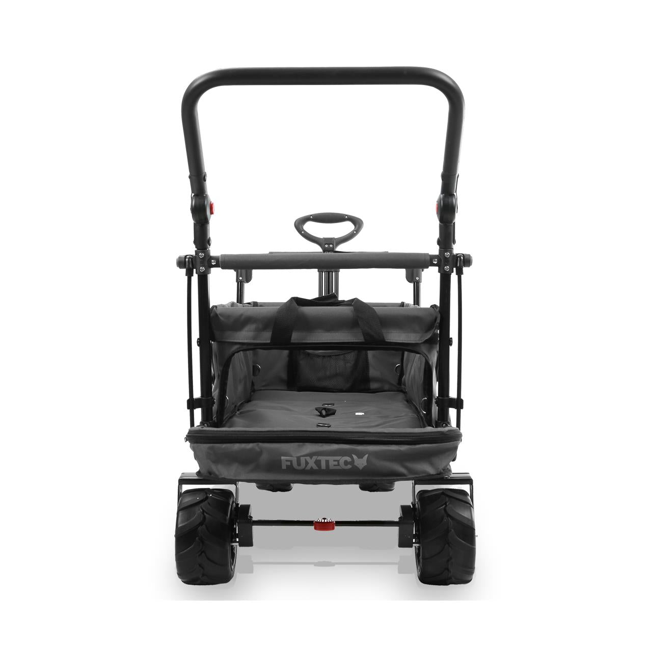 FUXTEC beach handcart FX-CTB800 with UV-protected sun canopy, push handle & interior extension