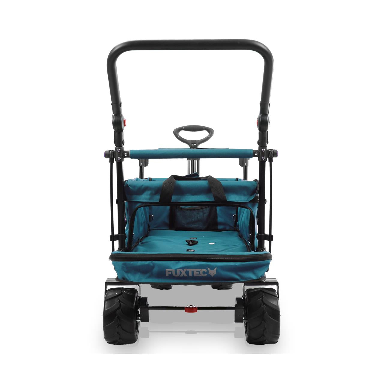 FUXTEC beach handcart FX-CTB800 with UV-protected sun canopy, push handle & interior extension