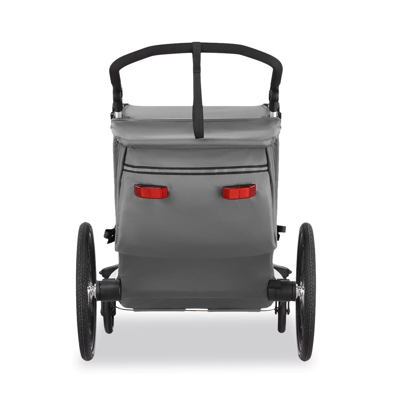 FUXTEC bicycle trailer/jogger FX-FA1-SET-GRAU with jogger wheel
