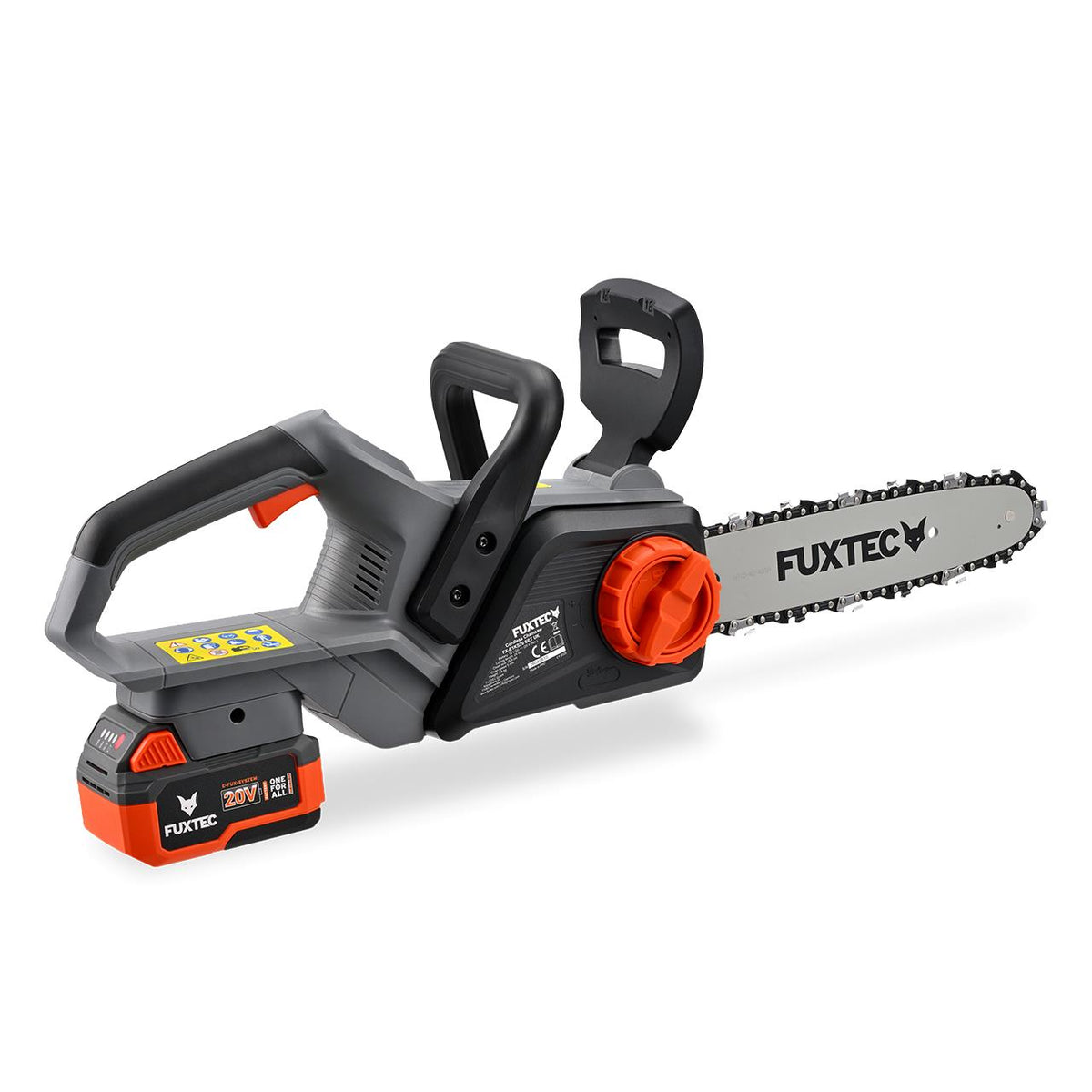 Bild 1 FUXTEC 20V Cordless Chainsaw FX-E1KS20 | 10 Inch | 4Ah Battery & Charger
