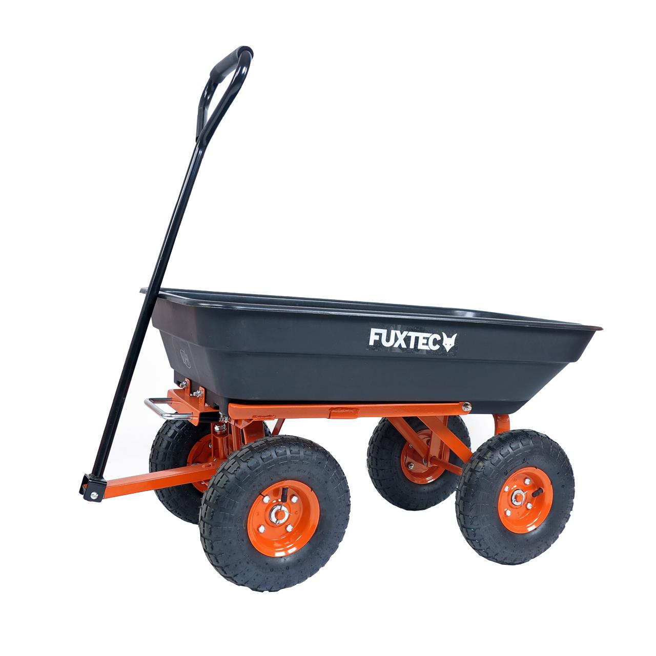 FUXTEC FX-KW2175 Tipping Garden Trolley | 300 Load Capacity