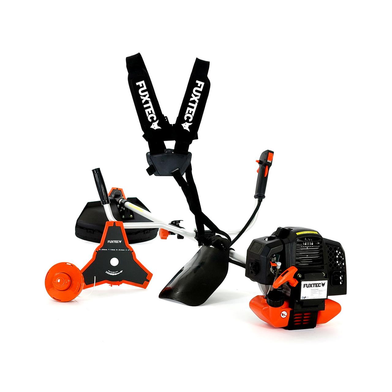 FUXTEC FX-MS152 2in1 Petrol Multitool | Strimmer & Brush Cutter in One | 52cc 2-Stroke Engine